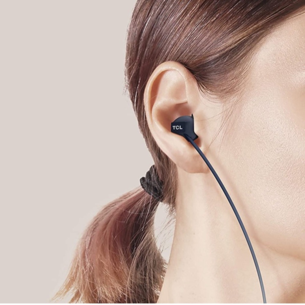 TCL Socl300 in-Ear Earbud Noise Isolating Wired Headphones with Built-in Mic